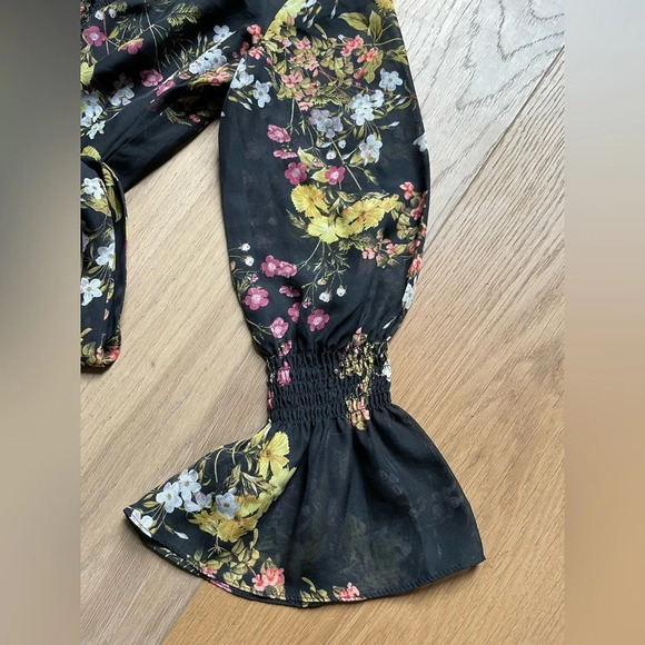 Tahari Faux Floral Dress Size 4 - Picture 7 of 11